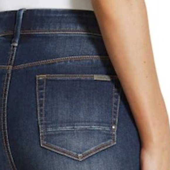 Chicos Great Condition 2.5 Crop So Slimming Deep Cypress Lake Jeans 14 - Picture 9 of 13